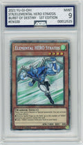 AGS (MINT 9) Elemental HERO Stratos #EN061 - Battles of Legend Hero's Revenge (#00012525)
