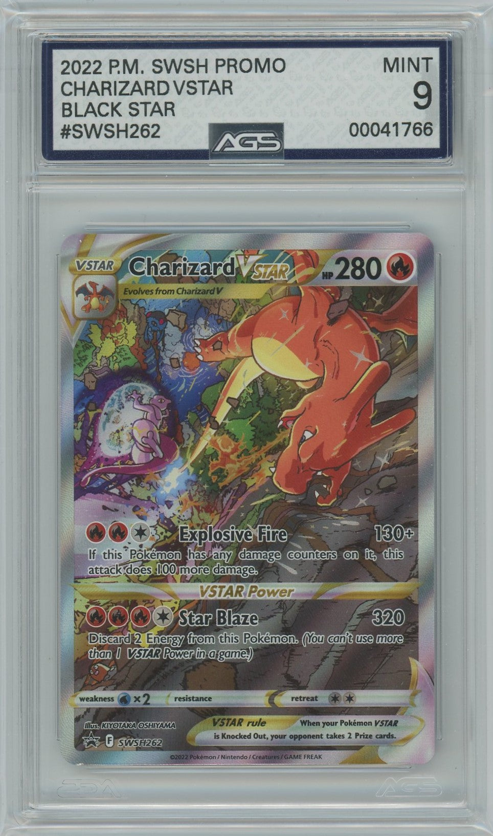 AGS (MINT 9) Charizard VSTAR #SWSH262 - Sword & Shield Promos (#00041766)