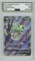 AGS (GEM-MT 10) Celebi V #245 Alt. Art - Fusion Strike (#00048336)