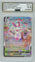 AGS (MINT+ 9.5) Sylveon VMAX #212 - Evolving Skies (#00048397)