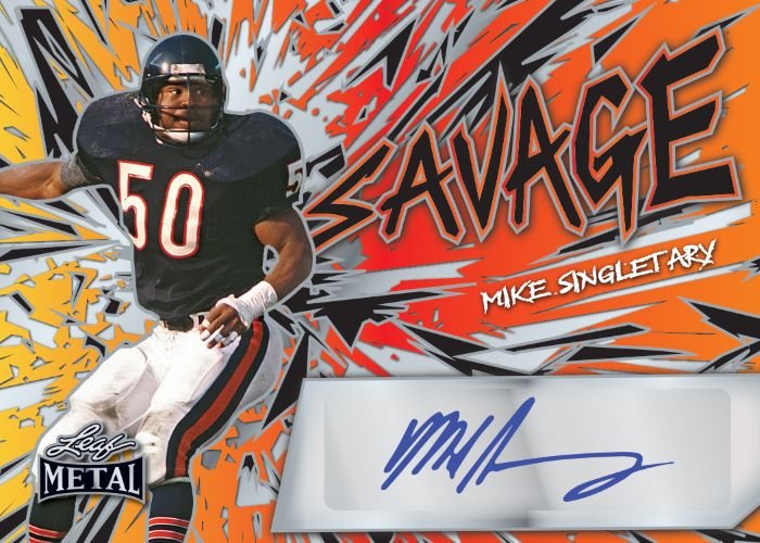 2024 Leaf Metal Football Jumbo Box