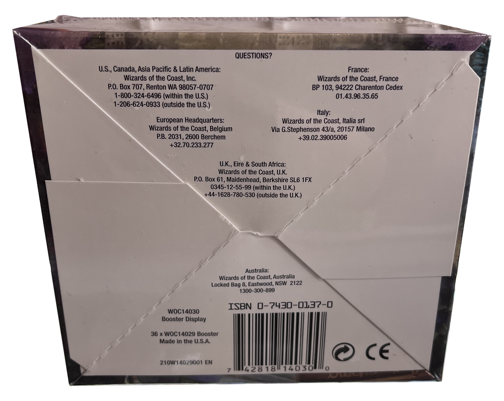 (Factory Sealed Case of 6) Harry Potter TCG: Base Set Booster Box (2001) (Wizards of the Coast - WOTC)